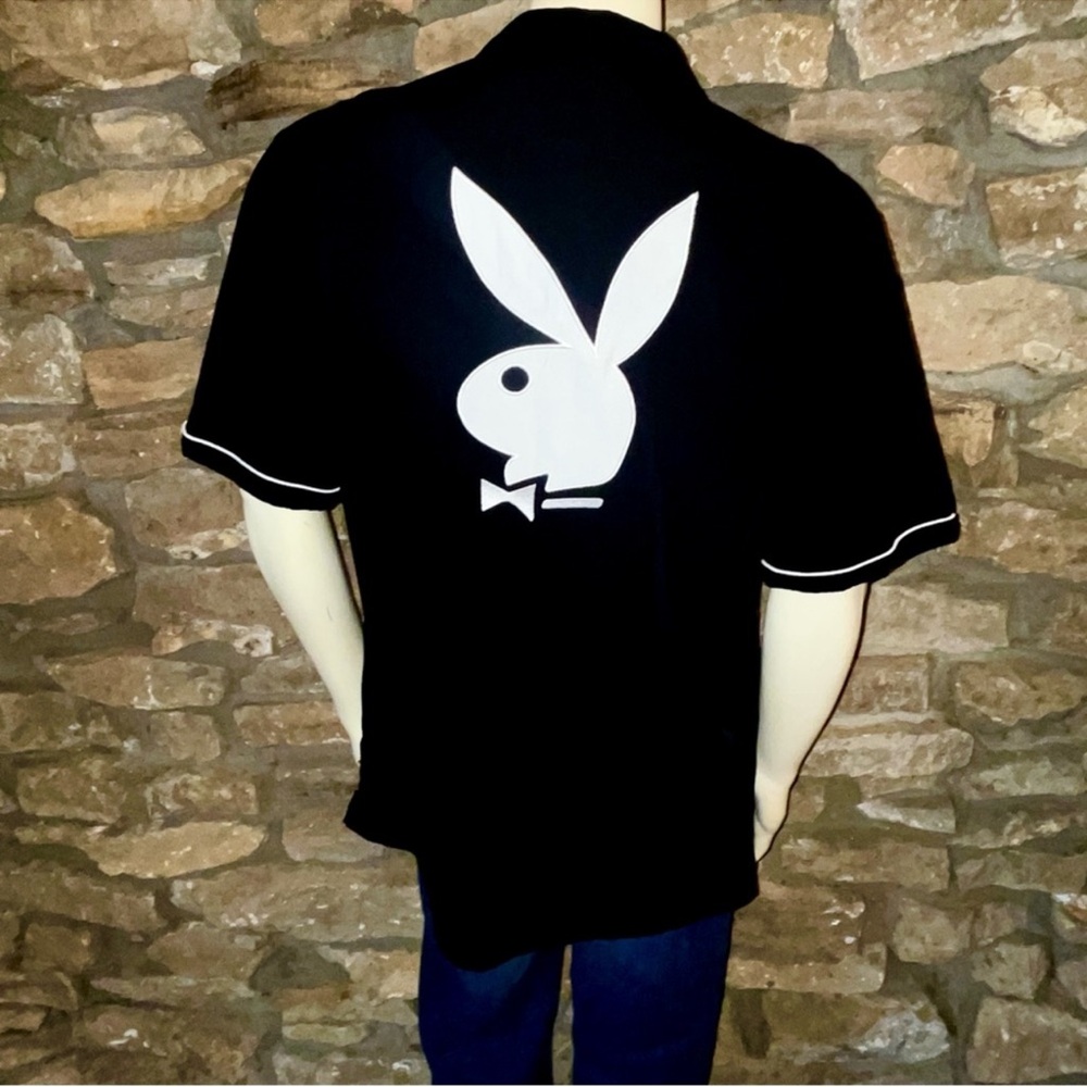 Playboy Shirt with White Bunny Logo